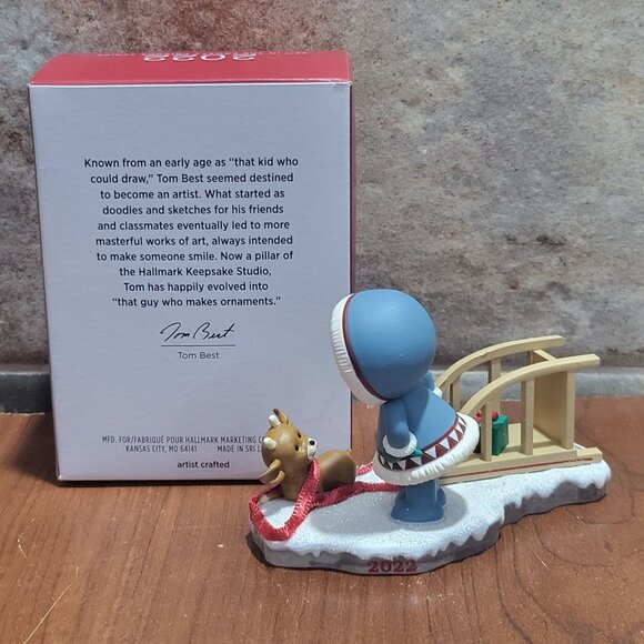 Hallmark Christmas Ornament Frosty Friends Frosty Reindeer Pal 2022 - Picture 2 of 12